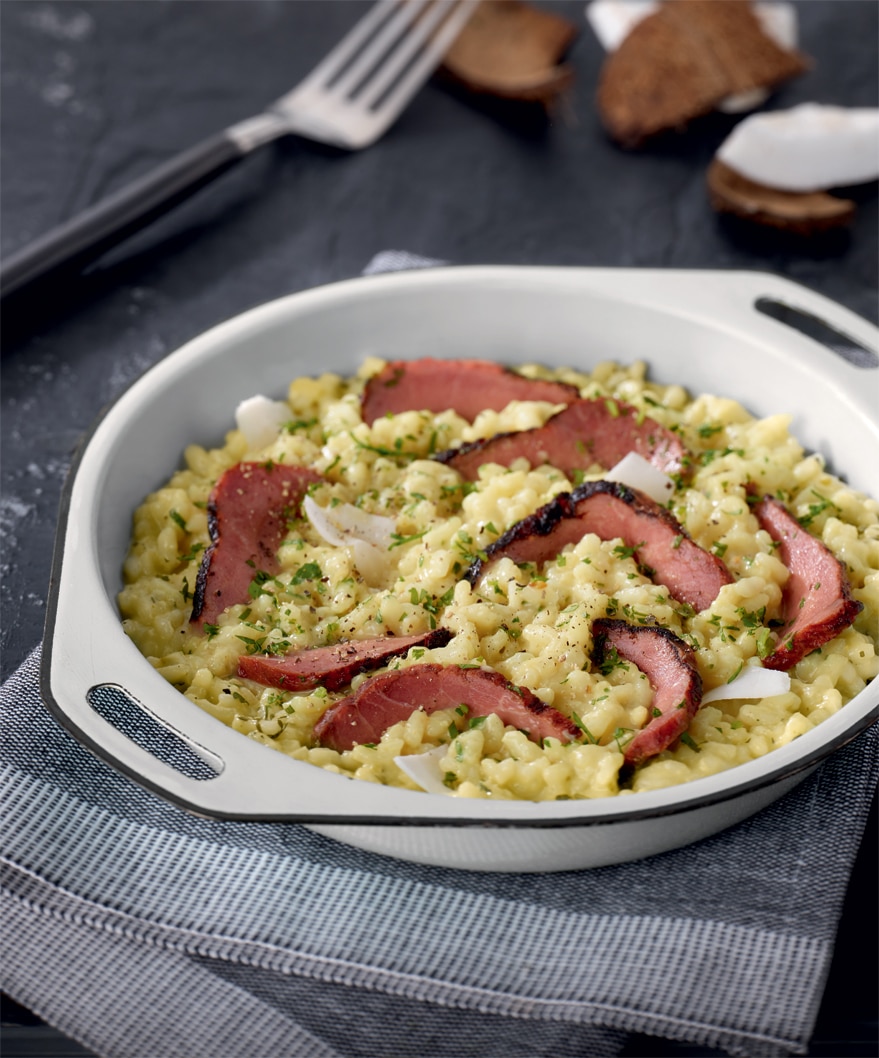 Recette Risotto Curry Coco Et Roti De Boeuf Charal