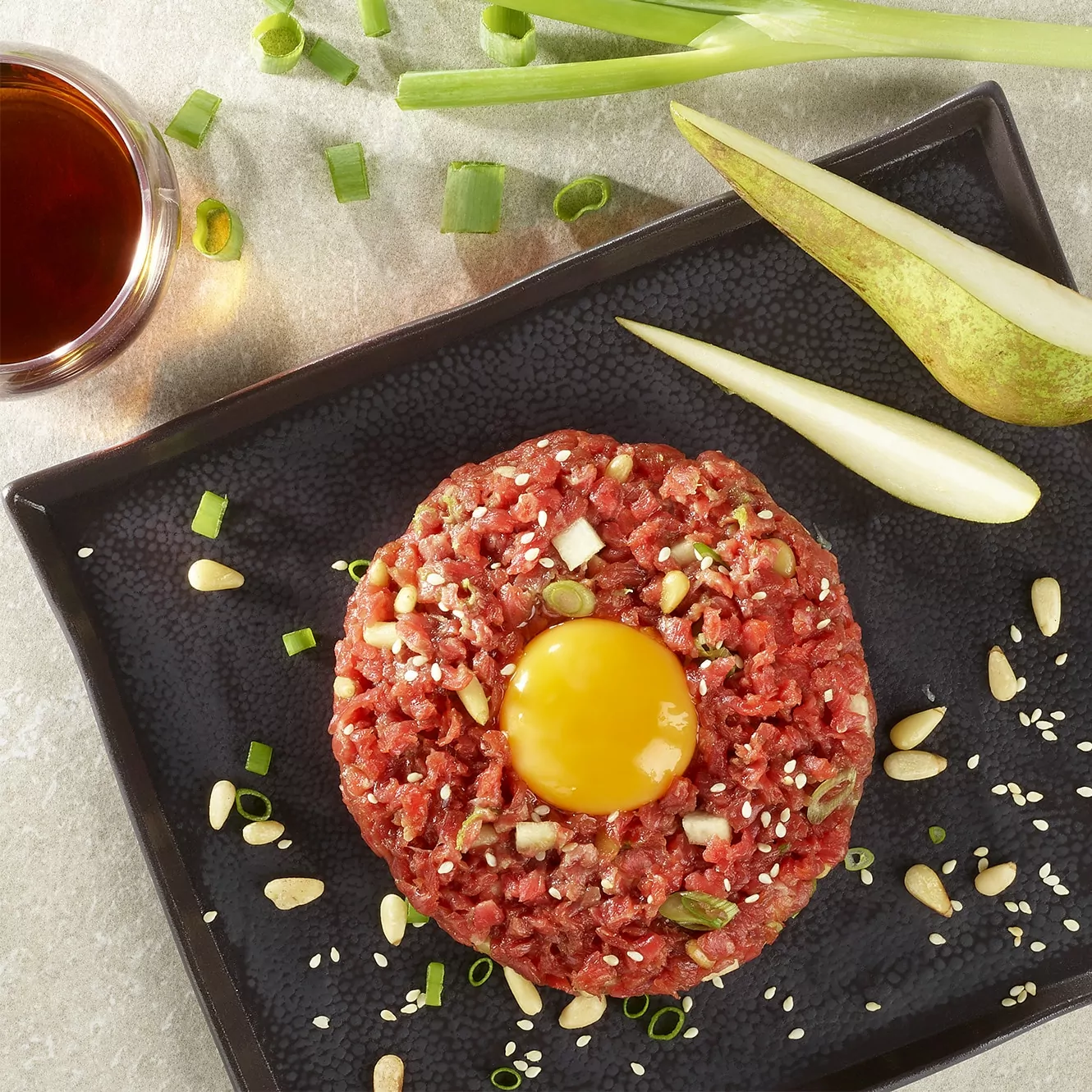 Yukhoe, tartare de boeuf à la coréenne