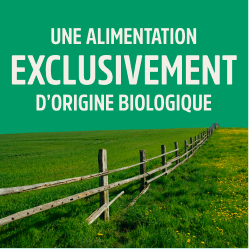 alimentation exclusivement d'origine biologique