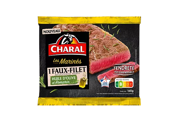 Faux-filet mariné olive romarin