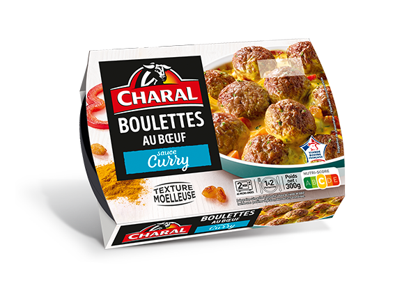 Boulettes au bœuf sauce curry