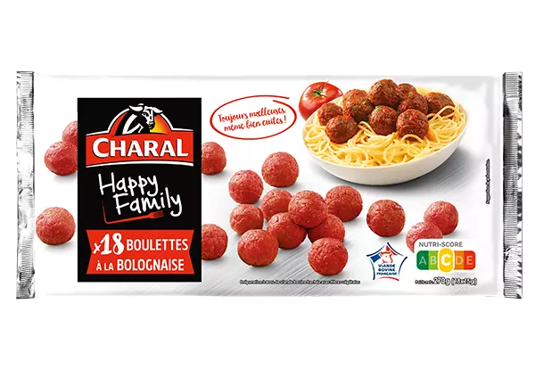 Boulettes à la Bolognaise Happy Family