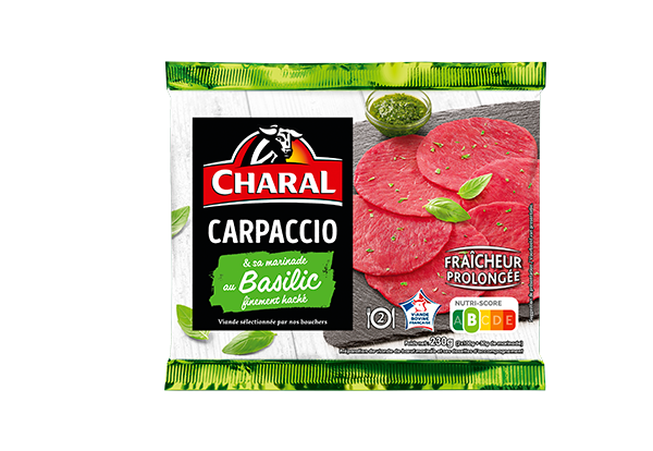 Carpaccio au basilic