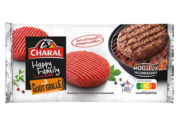Haché au bœuf goût grillé Happy Family