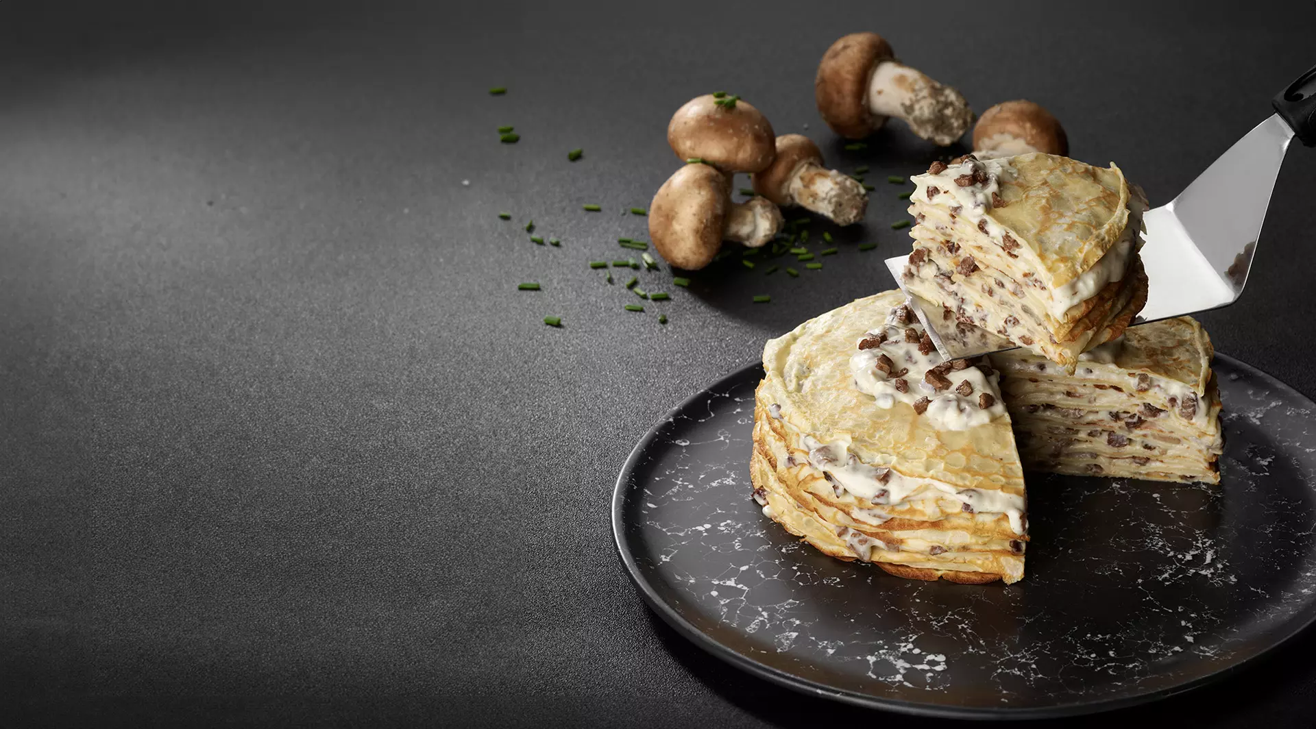 Gâteau de crêpes au bœuf