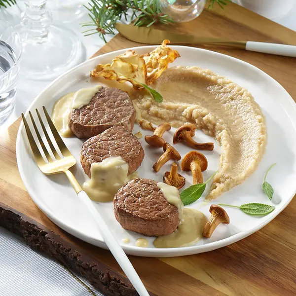 Pièce de bœuf au foie gras