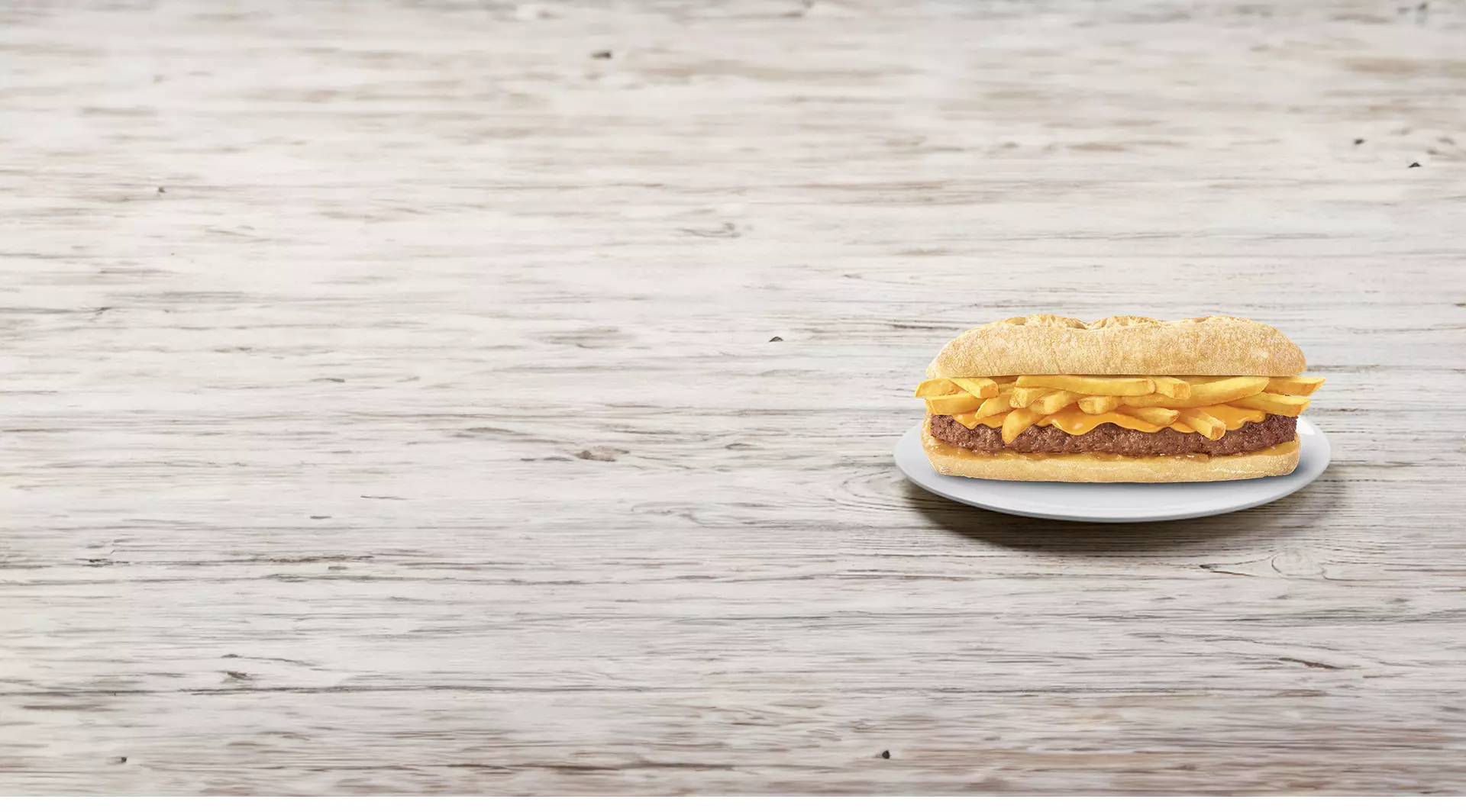 Sandwich au bœuf Américain frites Facile à réchauffer Charal