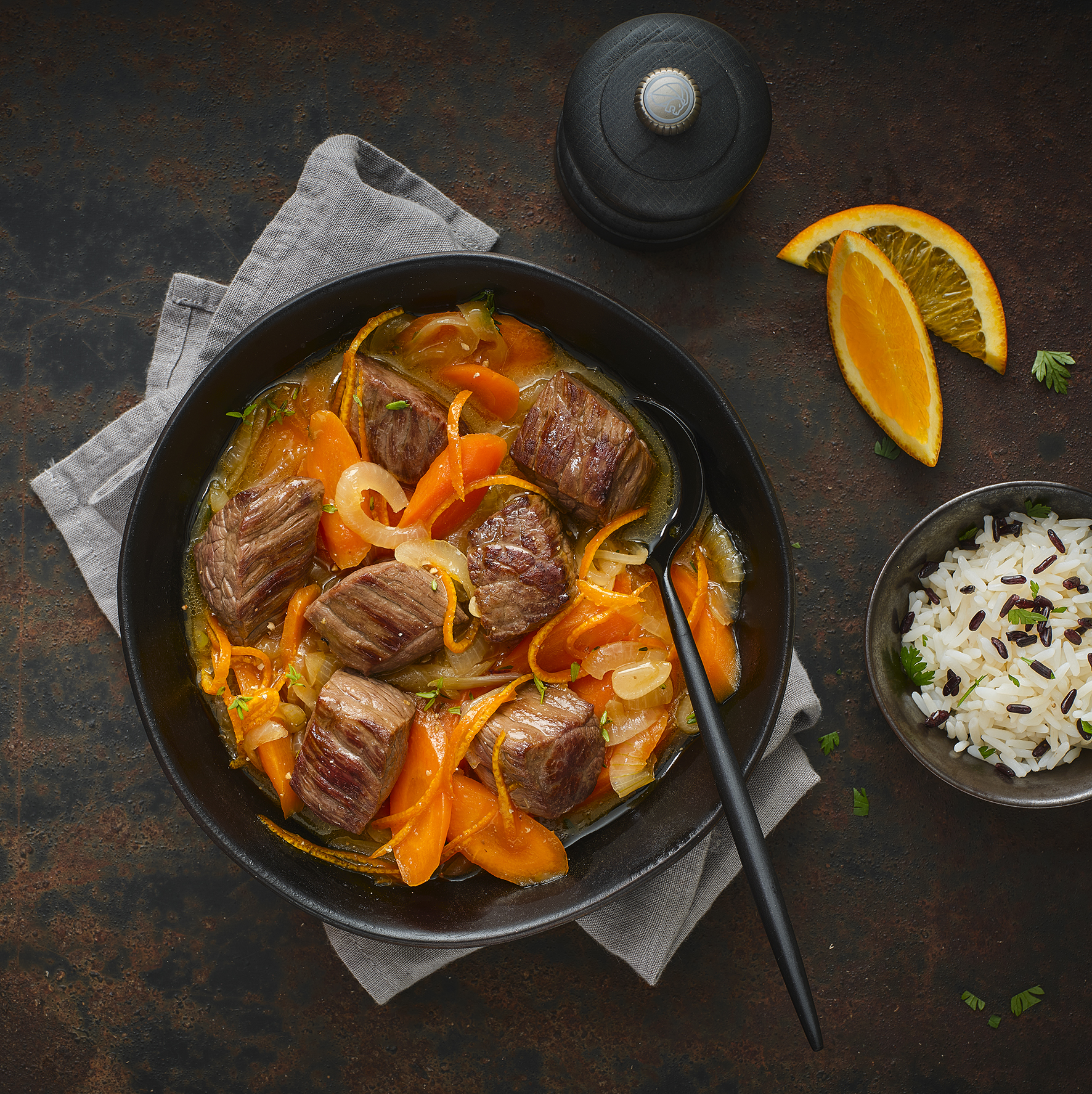 Bœuf carottes à l'orange