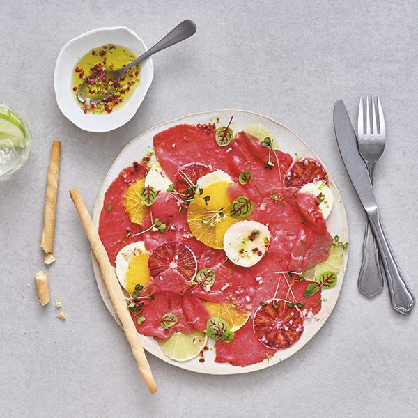 Carpaccio aux agrumes