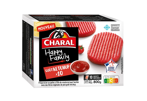 Stak haché ketchup surgelé