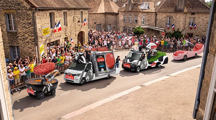 Ensemble des Caravanes Charal Tour de France 2026