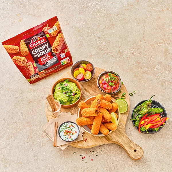 Planche apéro tex Mex crispy au boeuf