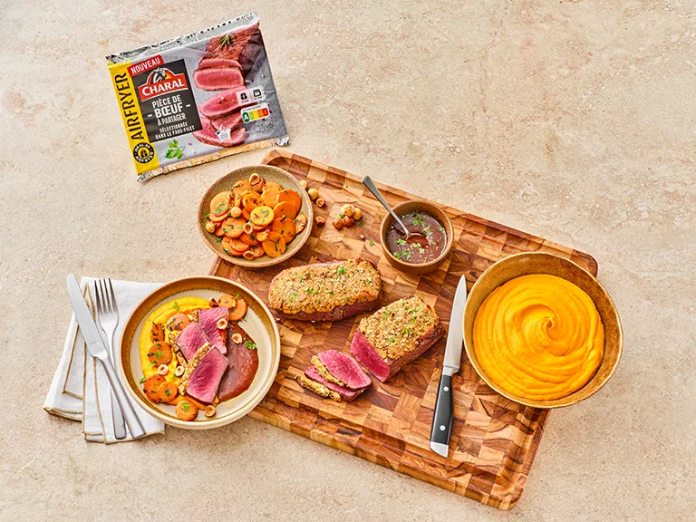 Pièce de boeuf en croûte cuisinée à l'airfryer