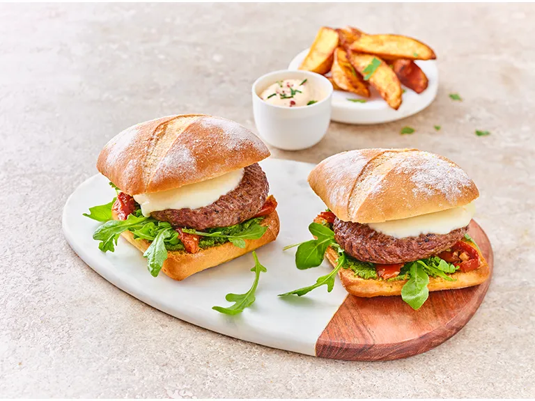 Burger italien cuisiné à l'airfryer